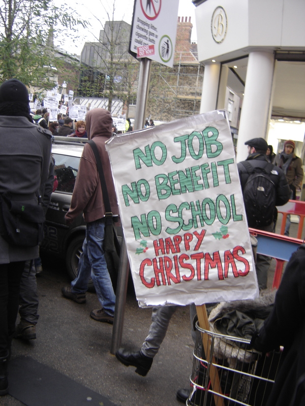 No Job, No Benefit, No School, Happy Christmas