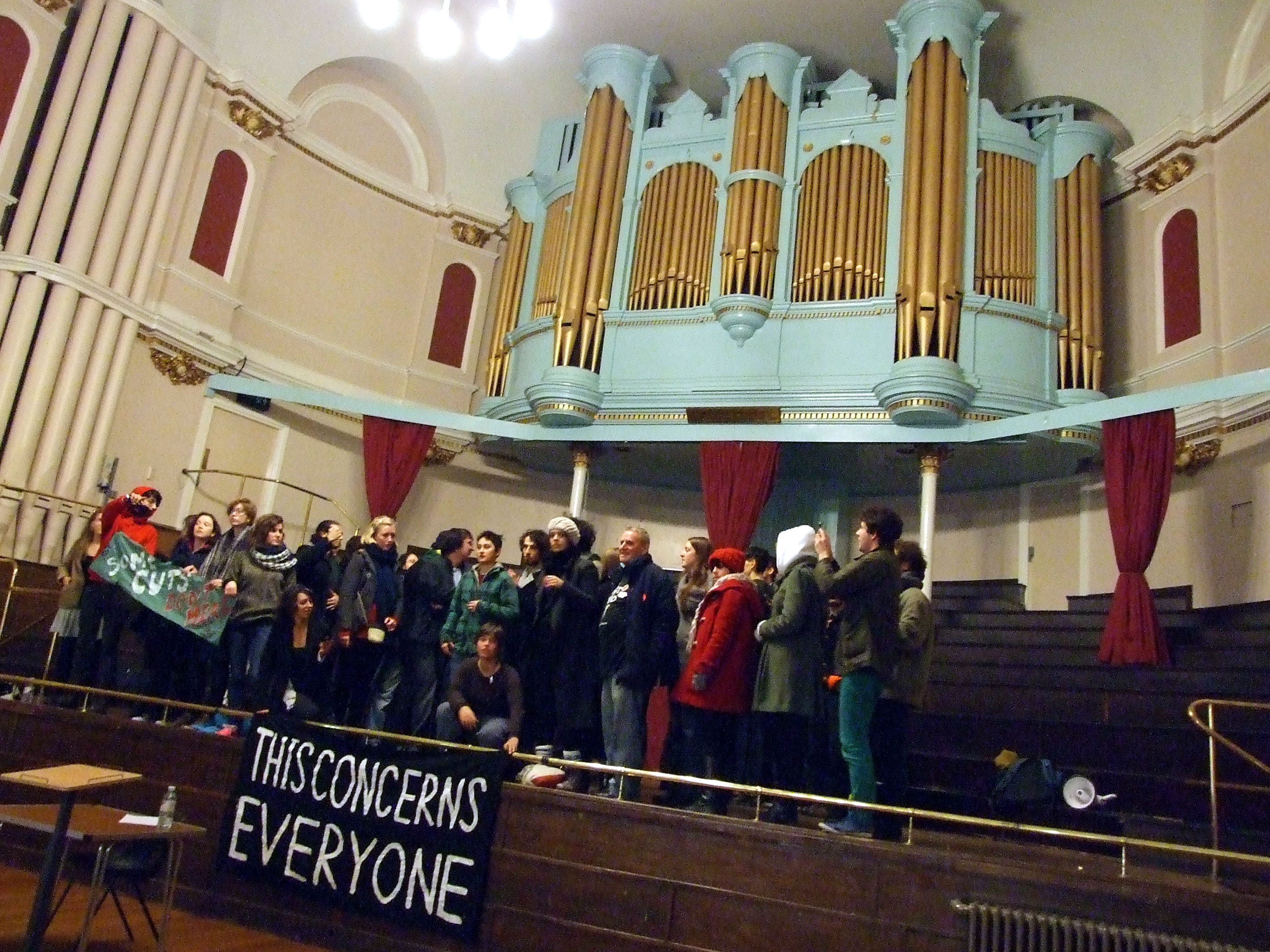 ...A brief occupation of Cambridge Guildhall.