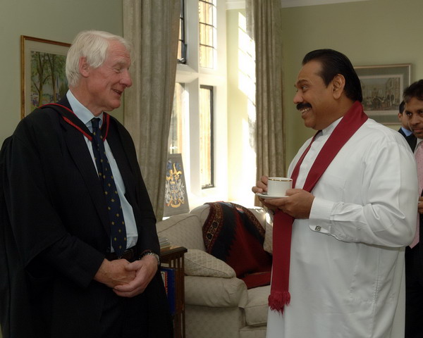 Lord Butler and Mahinda Rajapakse (who is the third person?)
