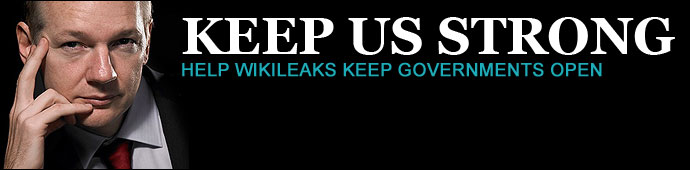 assange billboarded on wikileaks