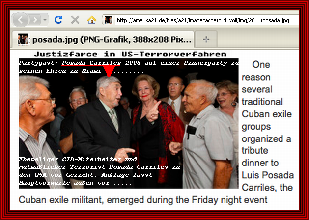 Posada Carriles in Miami-Party