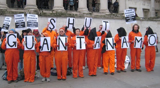 Silent vigil in Trafalgar Square