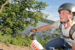 Bicyclist Simon Bromma in Kirchzarten