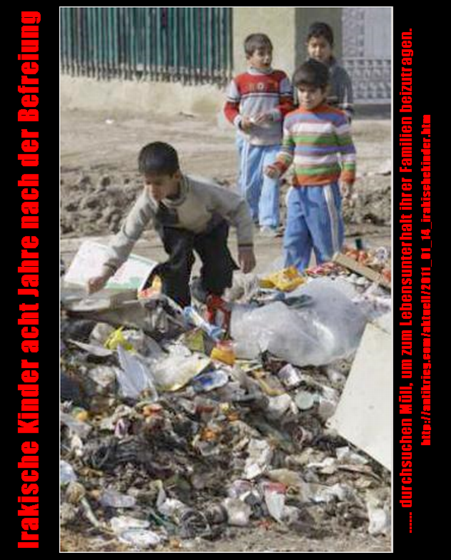 Irakische Kinder 8 Jahre n.d. Befreiung