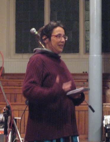 Emily Johns, artist from '90's sanctions busting "Voices in the Widerness"