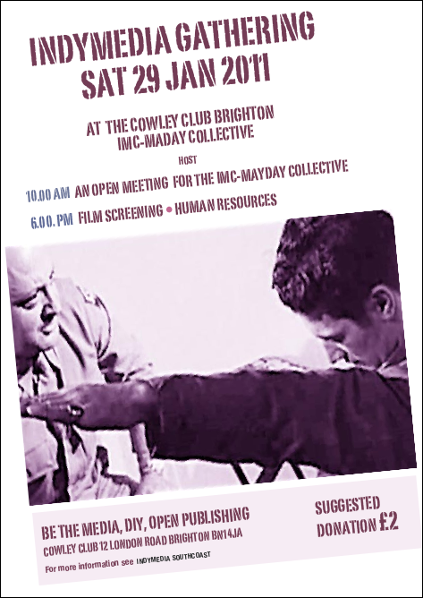 Mayday Indymedia Film Screening - 29th Jan - Brighton