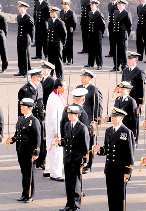 Chief Guest at Brittania Naval College Do - 2007