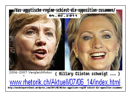 Hillary Clinton schweigt .....