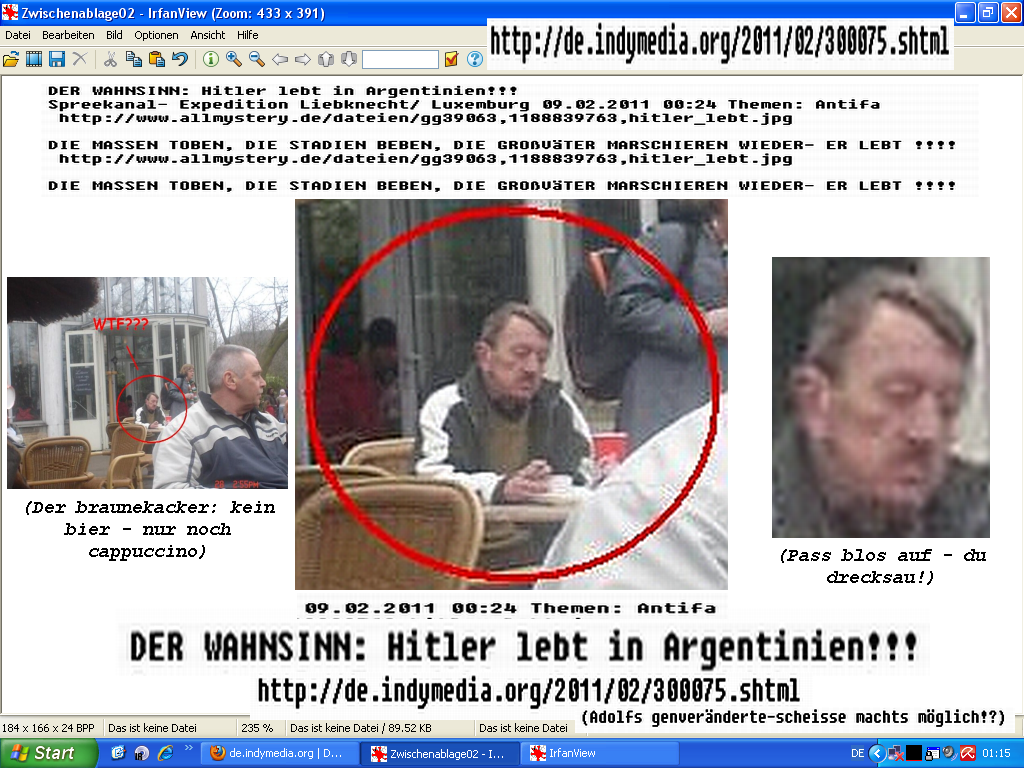 Verbrecher Hitler in Argentinien