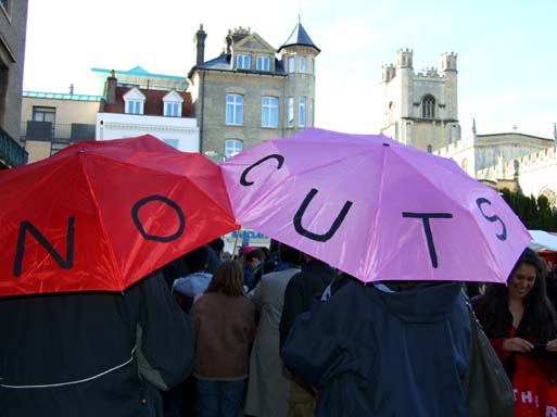 No Umbrella bans here...