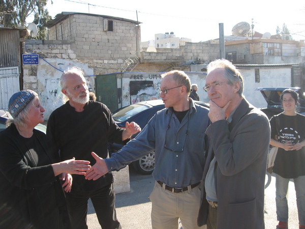 McEwan and Grossman at Sheikh Jarrah