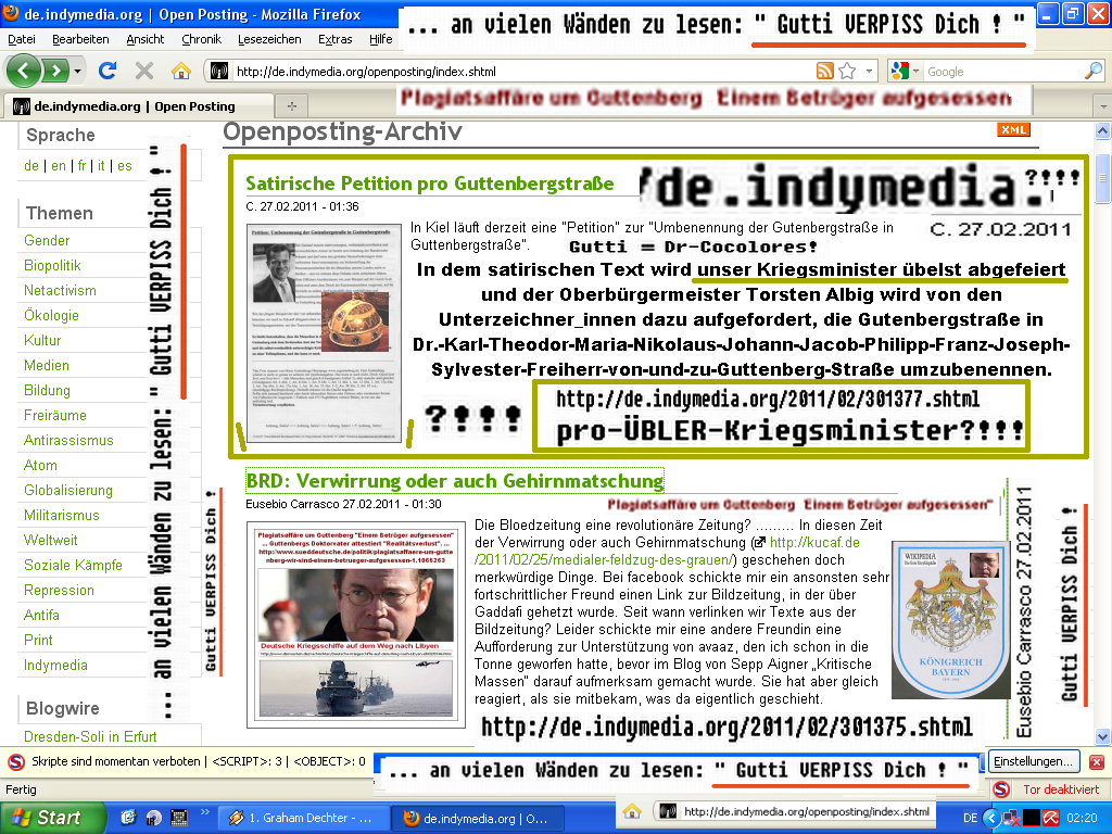 BRD-Verwirrung o.a.Gehirnmatschung -etc.