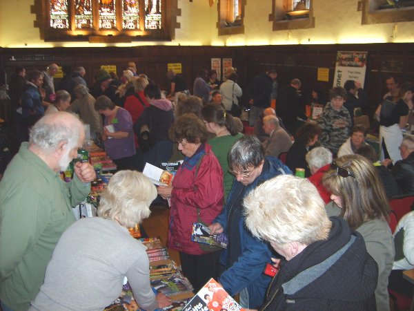 A previous free vegan food fair in Lichfield