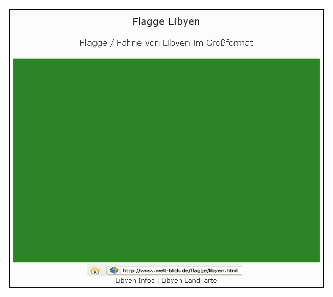 Flagge Libyens