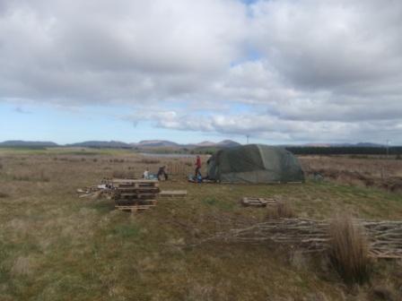 Materials waiting to be used