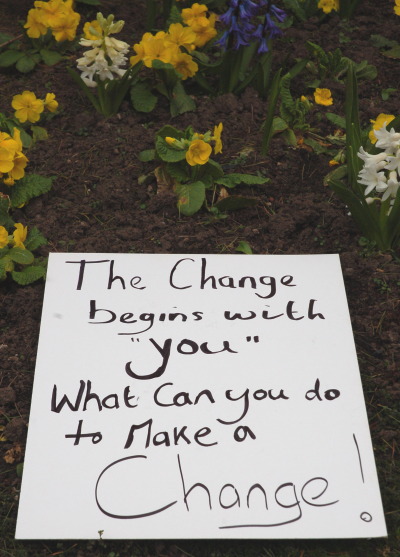 be the change
