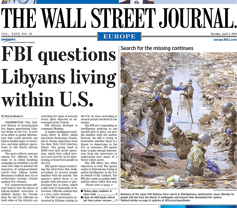 Wall Street Journal Europe, 5 April 2011