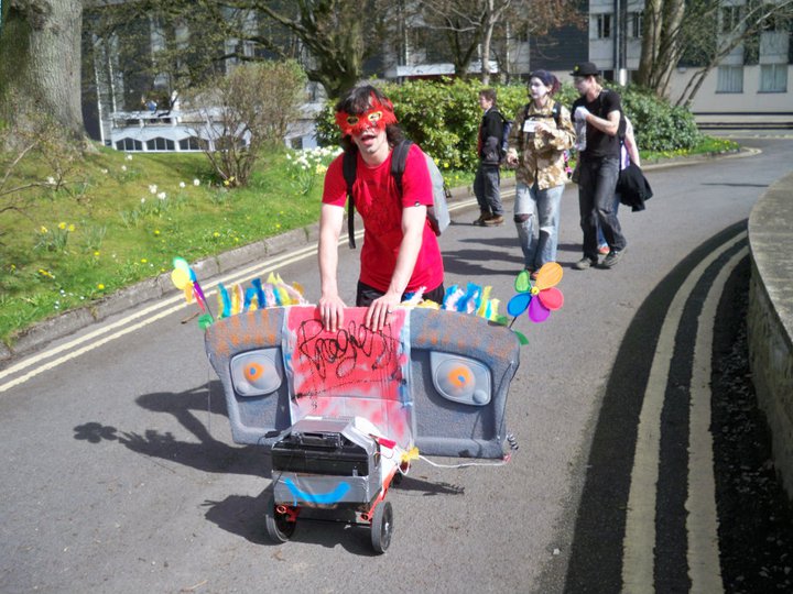 The incredible 'Progress' Sound System: don't get in its way!