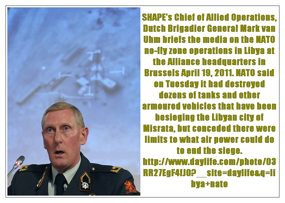 Libya-NATO no fly zones operations