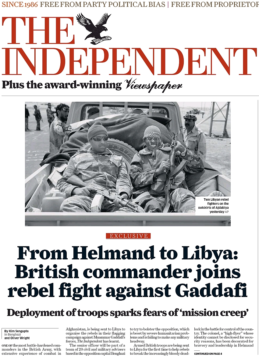 The Independent, 20 April 2011