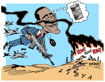 Obama is trying to recast 'blood for oil' as humanitarian intervention in Libya