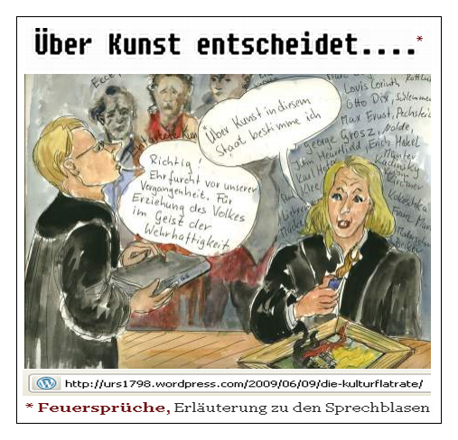 Über Kunst entscheidet ....