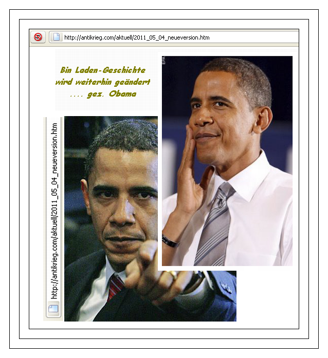 Bin Laden-Geschichte weiterhin geändert