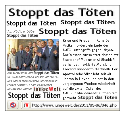 Stoppt das Töten