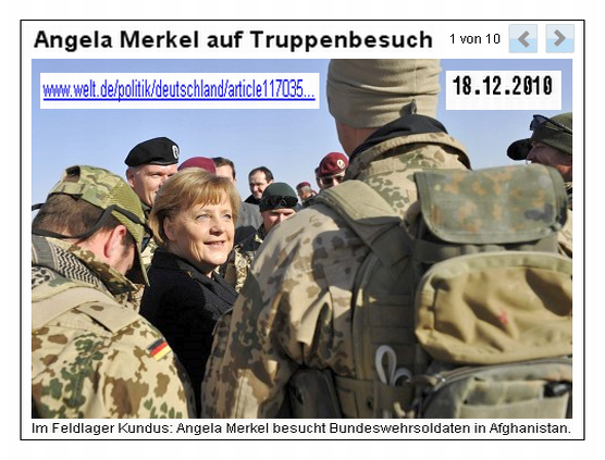 Merkel in Afghanistan