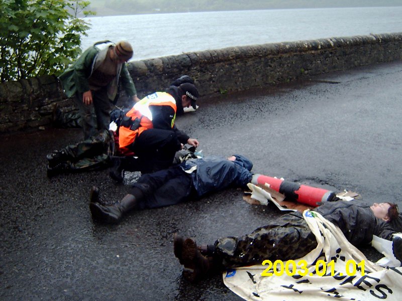 The forward gaurd arrives