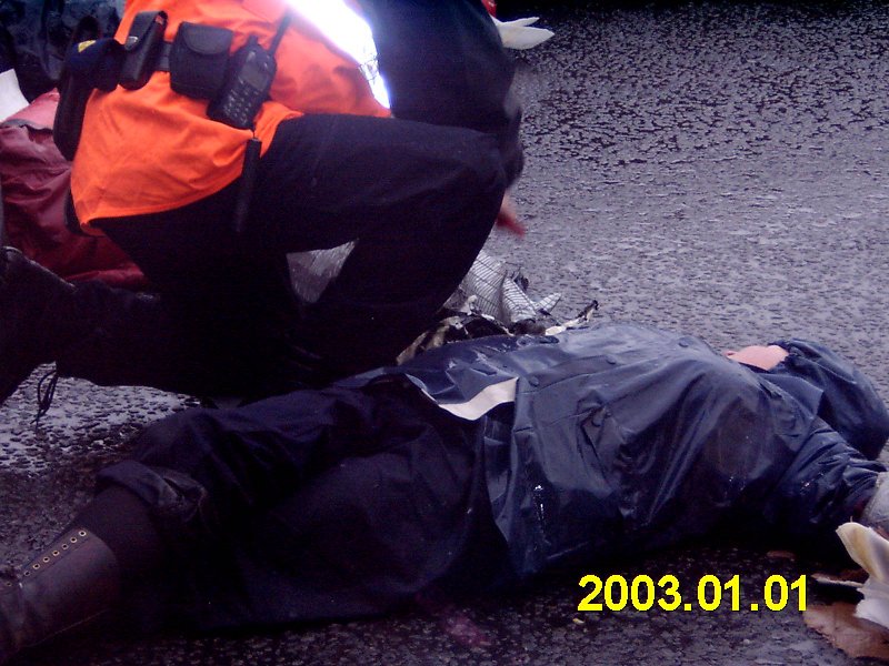 The cutting begins..