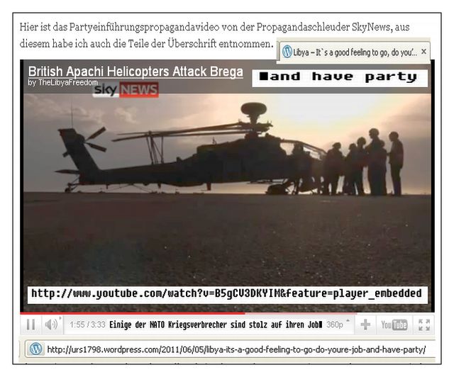Libya - UK-Helicopters Attack Brega