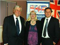 Paula Nugent now Slocombe with Nick Griffin