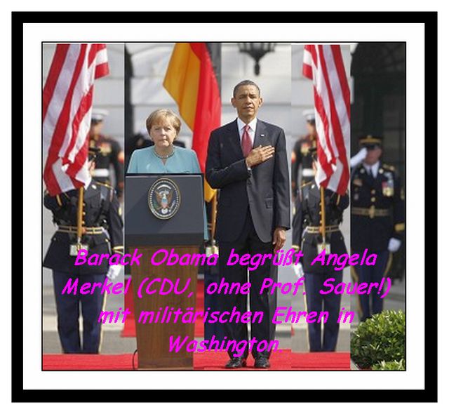 Merkel bei Obama in Washington