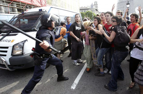 This is what democracy looks like: Friday, May 27, Plaça Catalunya