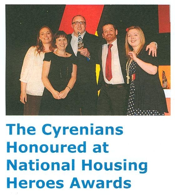 The Cyrenians Honoured