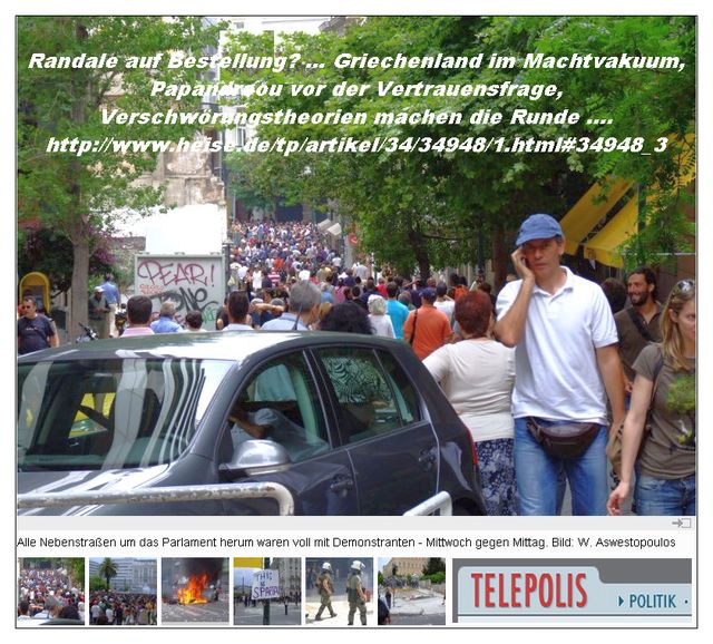 Athen: Randale auf Bestellung?