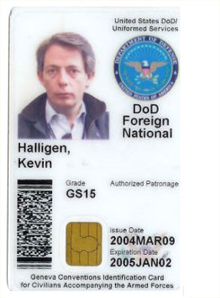 Halligen's DOD pass