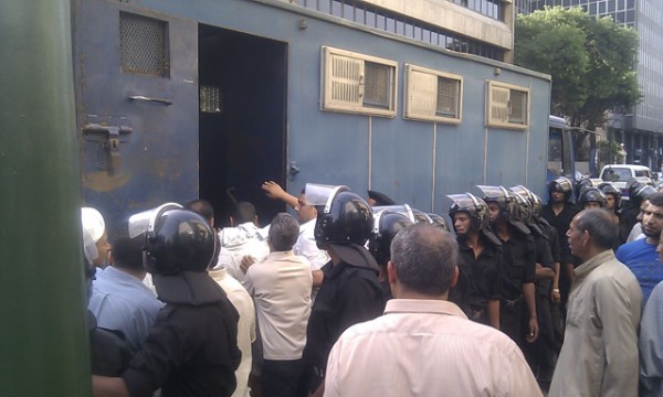 Police arresting farmers for the 'crime' of protesting