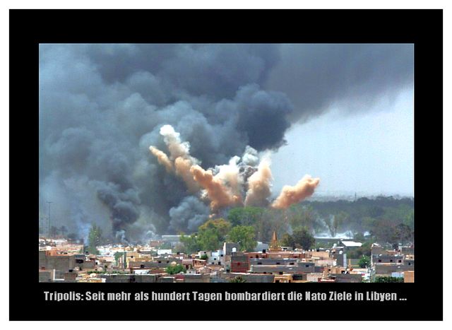 Nato bombardiert Tripolis