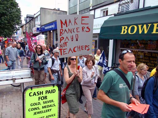 ...Then up Burleigh Street.