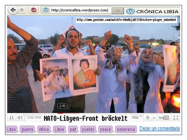 NATO-Libyen-Front BRÖCKELT !