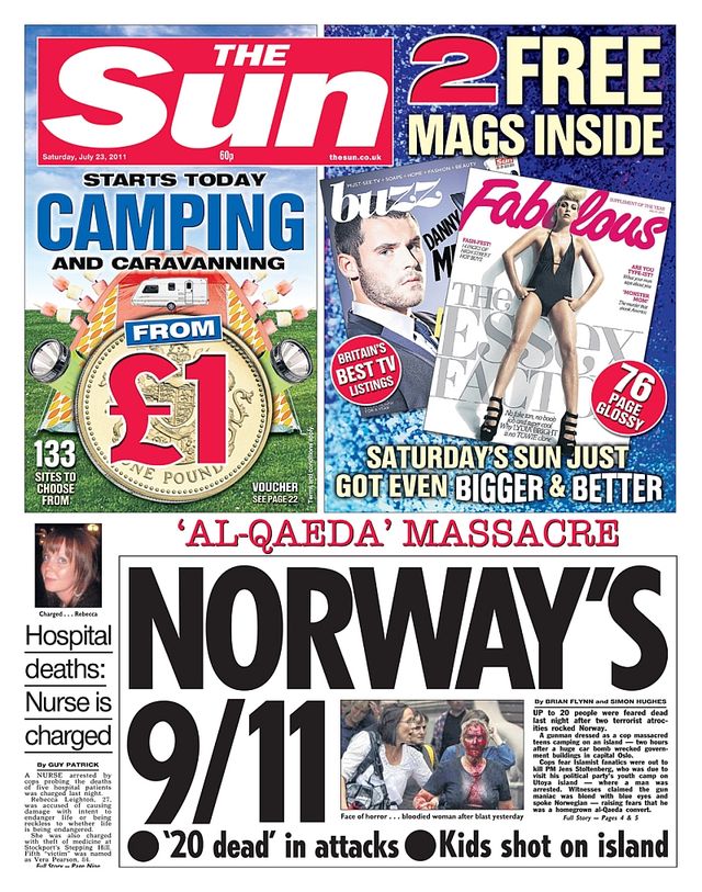 The Sun, 23 July 2011