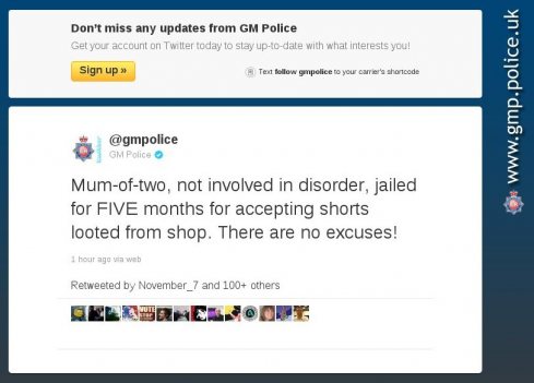 Gloating Manchester Police