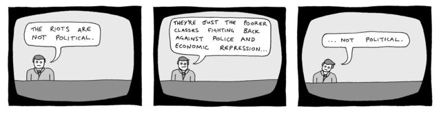 Riot cartoon 1