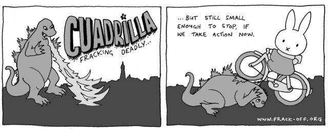 Fracking cartoon