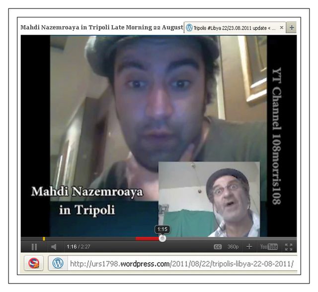 Mahdi Nazemroaya in Tripoli