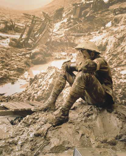 The first mechanical war.