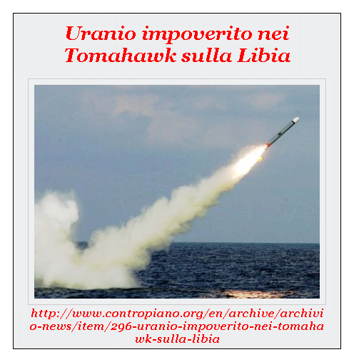 Uranio sulla Libia