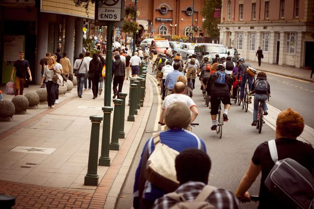 Riders on Broad Street